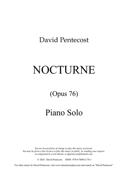 Nocturne, Op.76