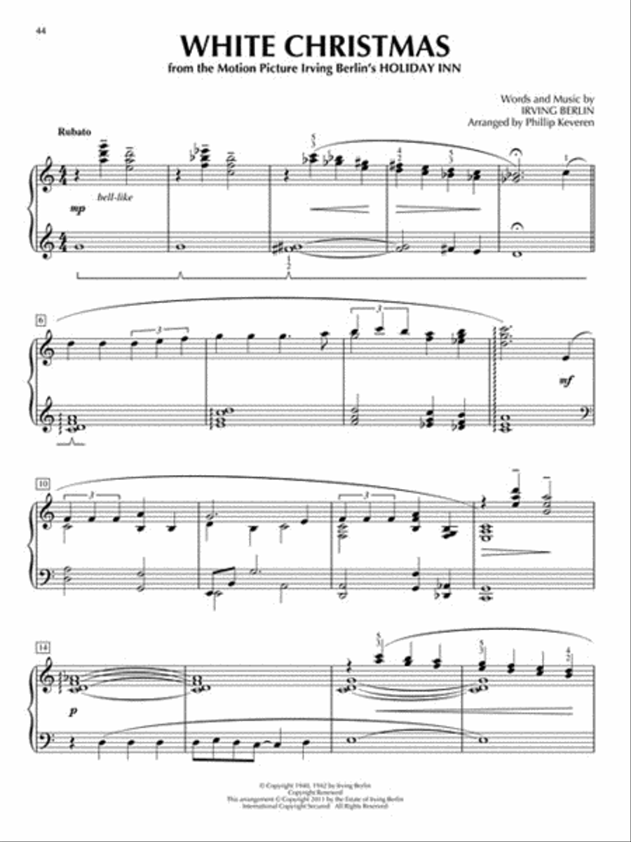 Christmas at the Movies Piano Solo scores gallery preview page 6