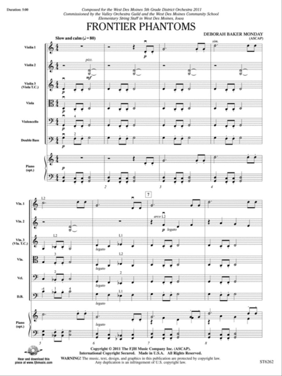 Frontier Phantoms: Score String Orchestra scores gallery preview page 3