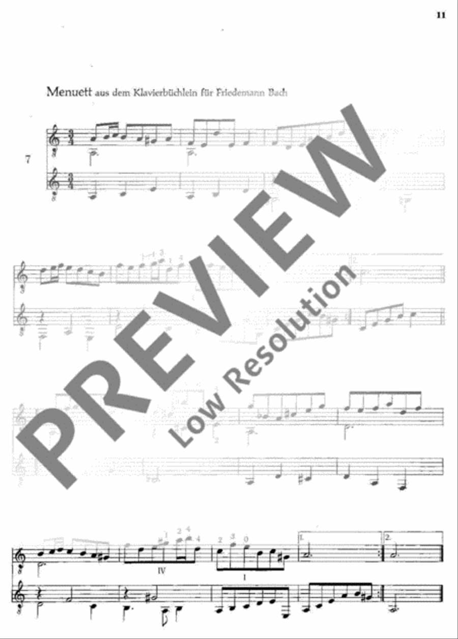 16 Little Pieces Classical Guitar scores gallery preview page 12
