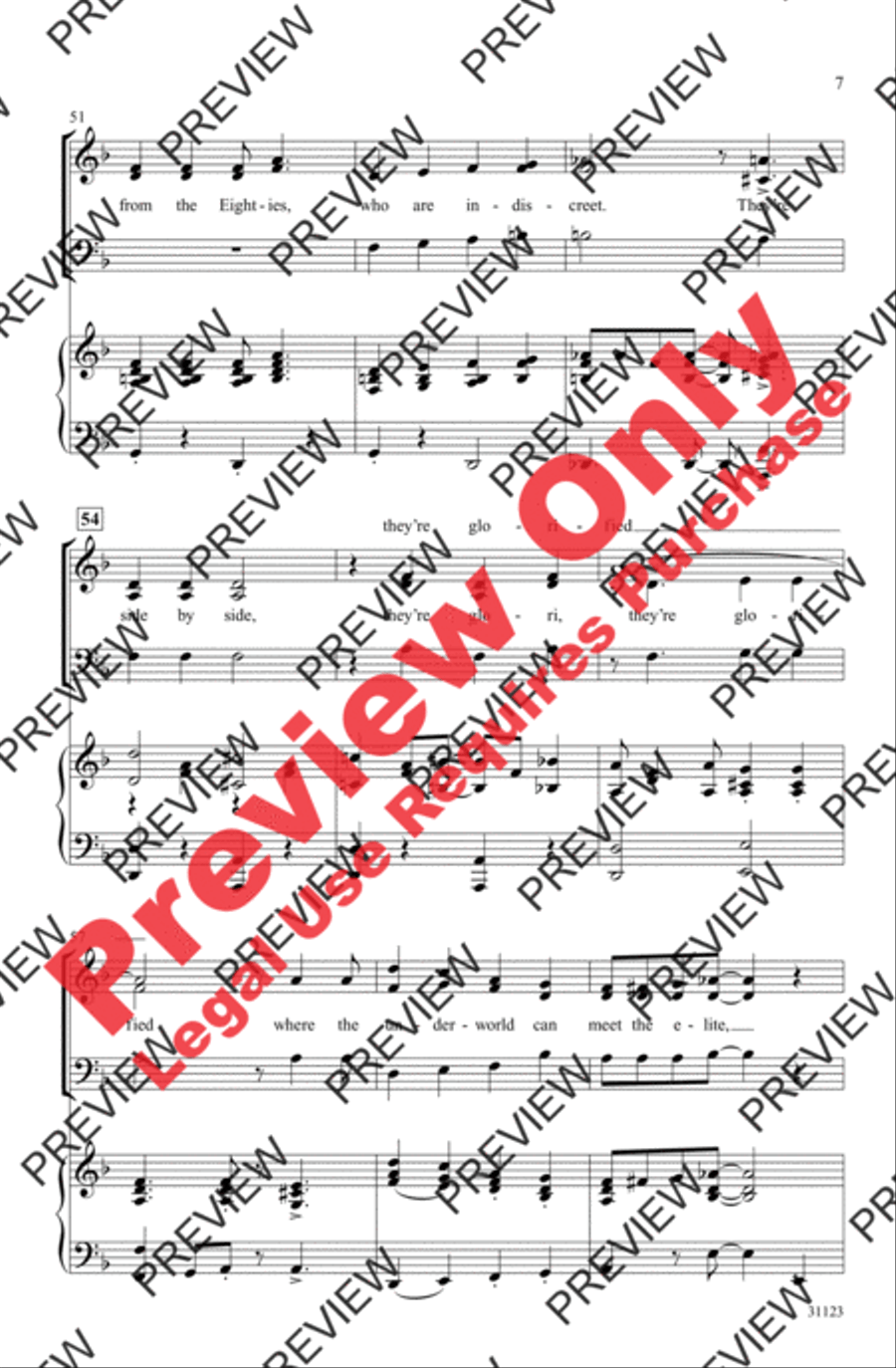 Forty-Second Street 3-Part scores gallery preview page 7
