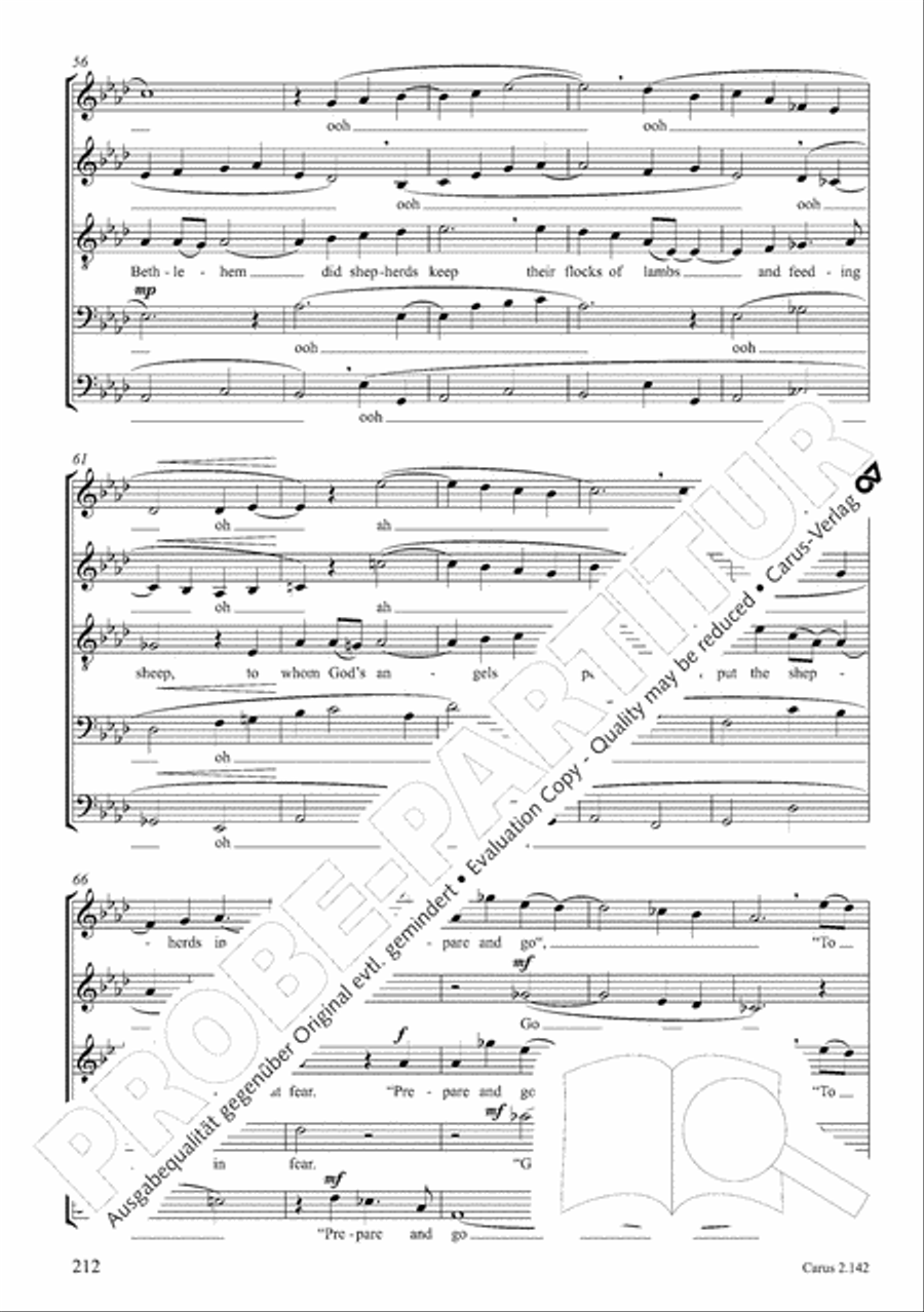 Christmas Carols of the World. Choral collection 4-Part scores gallery preview page 176