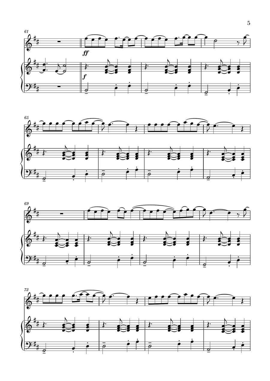 Despacito Small Ensemble scores gallery preview page 5
