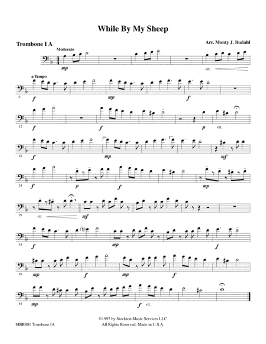 While By My Sheep While By My Sheep Chamber Music scores gallery preview page 5