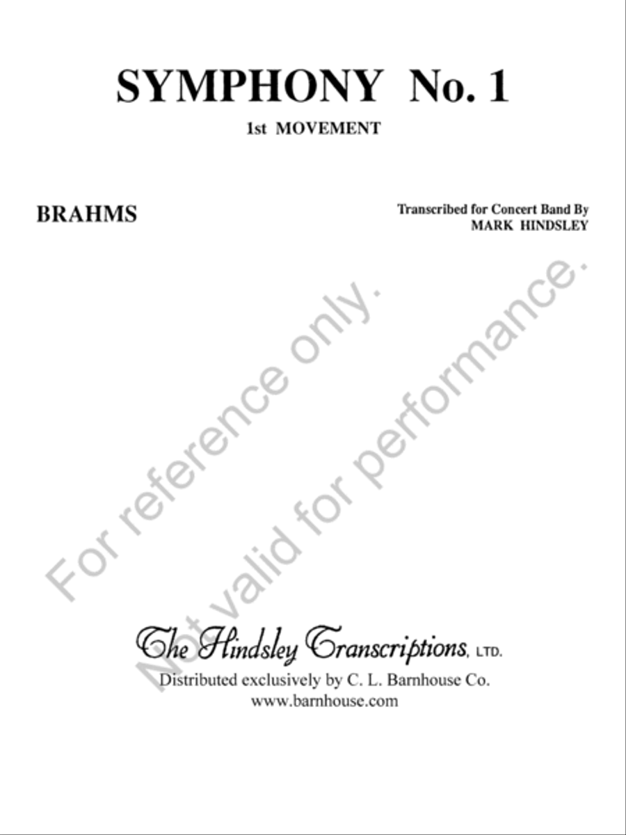 Symphony No. 1 Concert Band scores gallery preview page 2