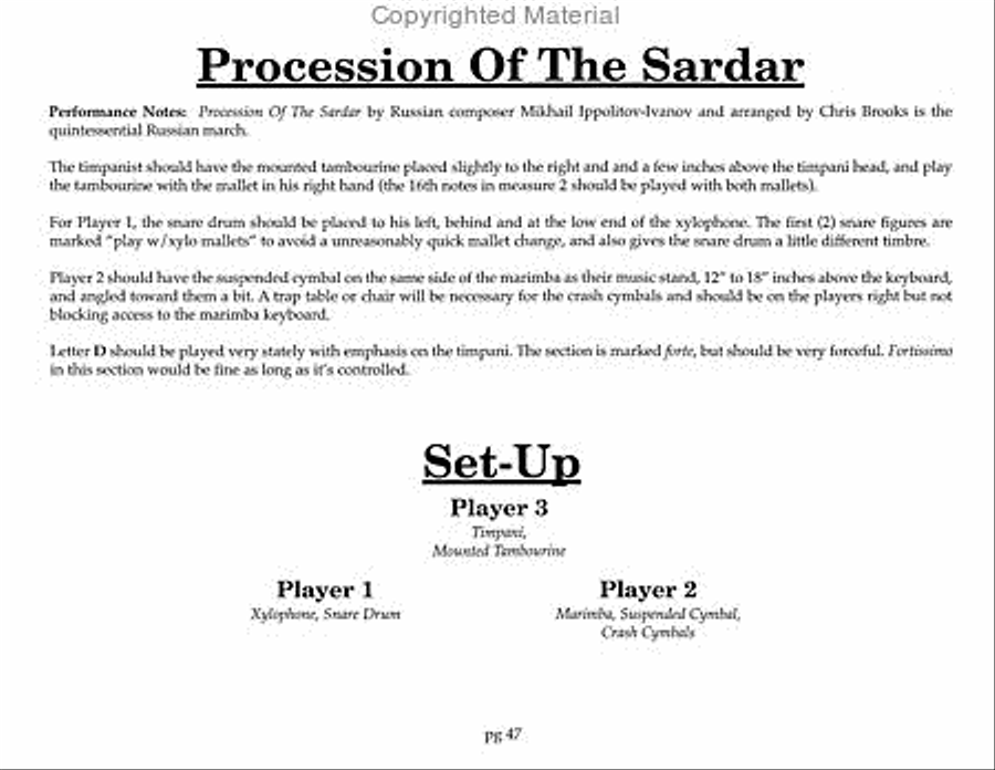 Trisicles - 10 Easy Trios Percussion Ensemble scores gallery preview page 18