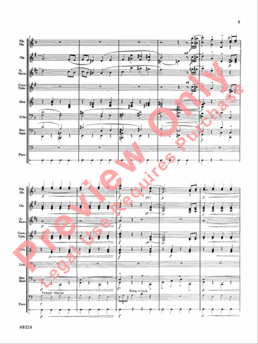 Sleigh Ride Sleigh Ride Concert Band scores gallery preview page 10