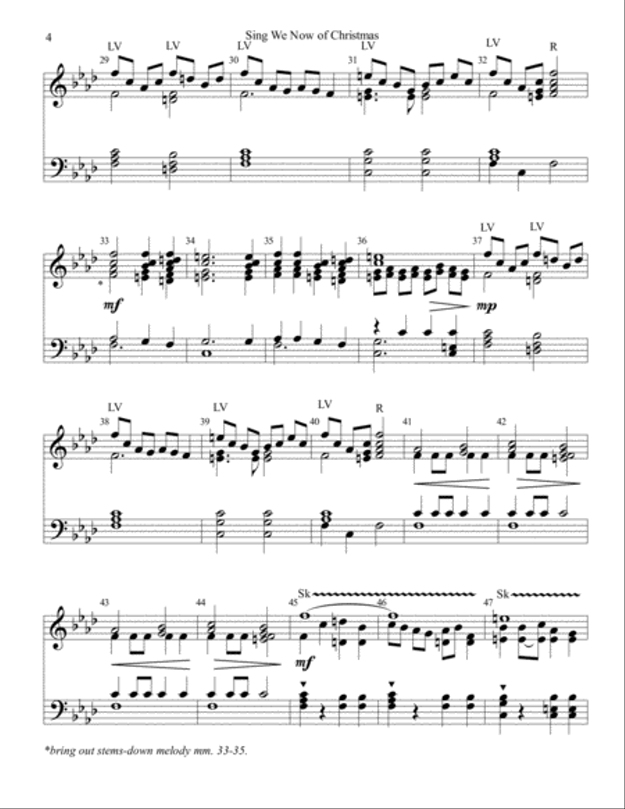 Sing We Now of Christmas (for 18 bells)