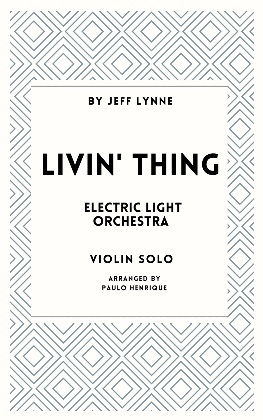 Livin' Thing Violin Solo scores gallery preview page 1