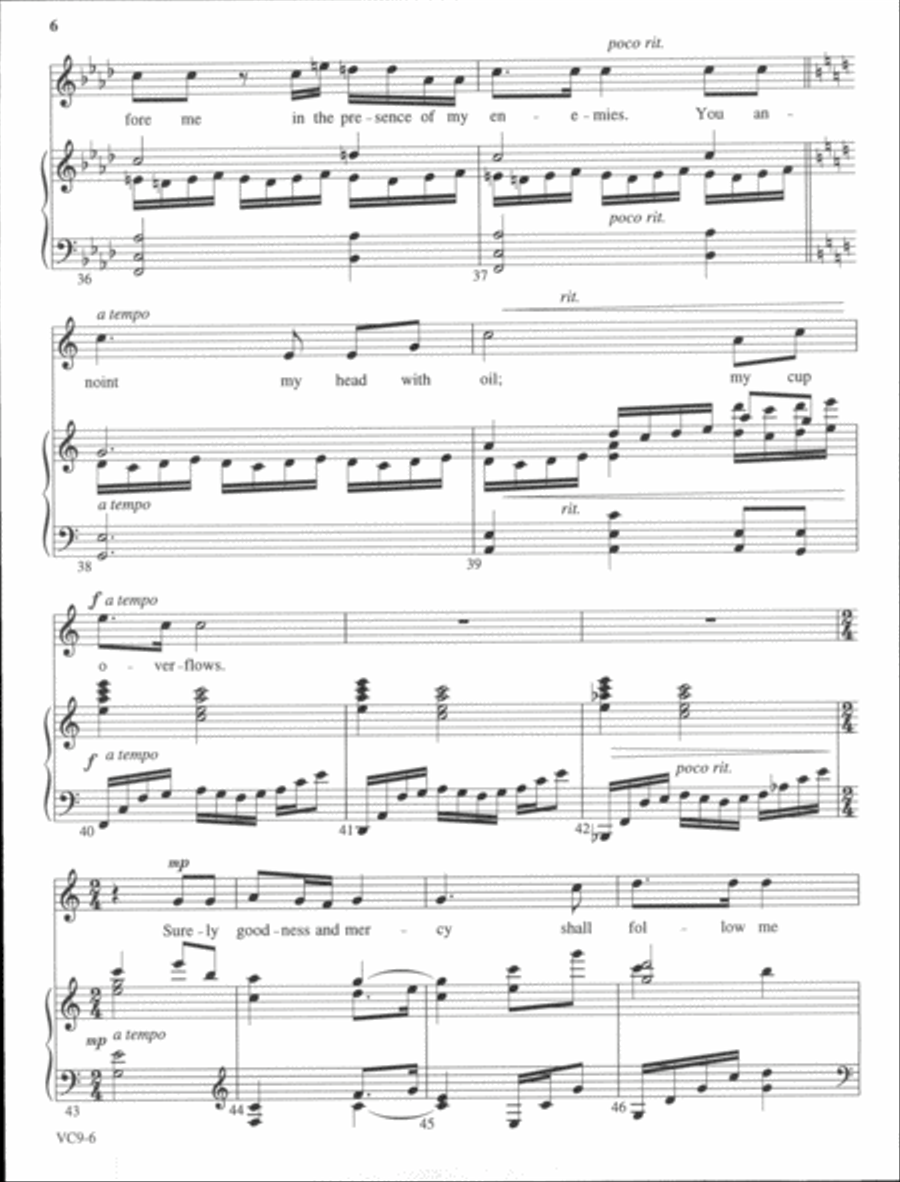 Psalm Settings of Craig Courtney Medium Voice scores gallery preview page 5
