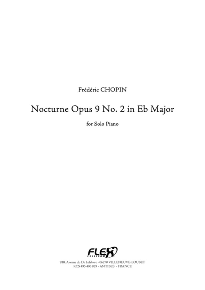 Nocturne Opus 9 No. 2 in Eb Major image number null