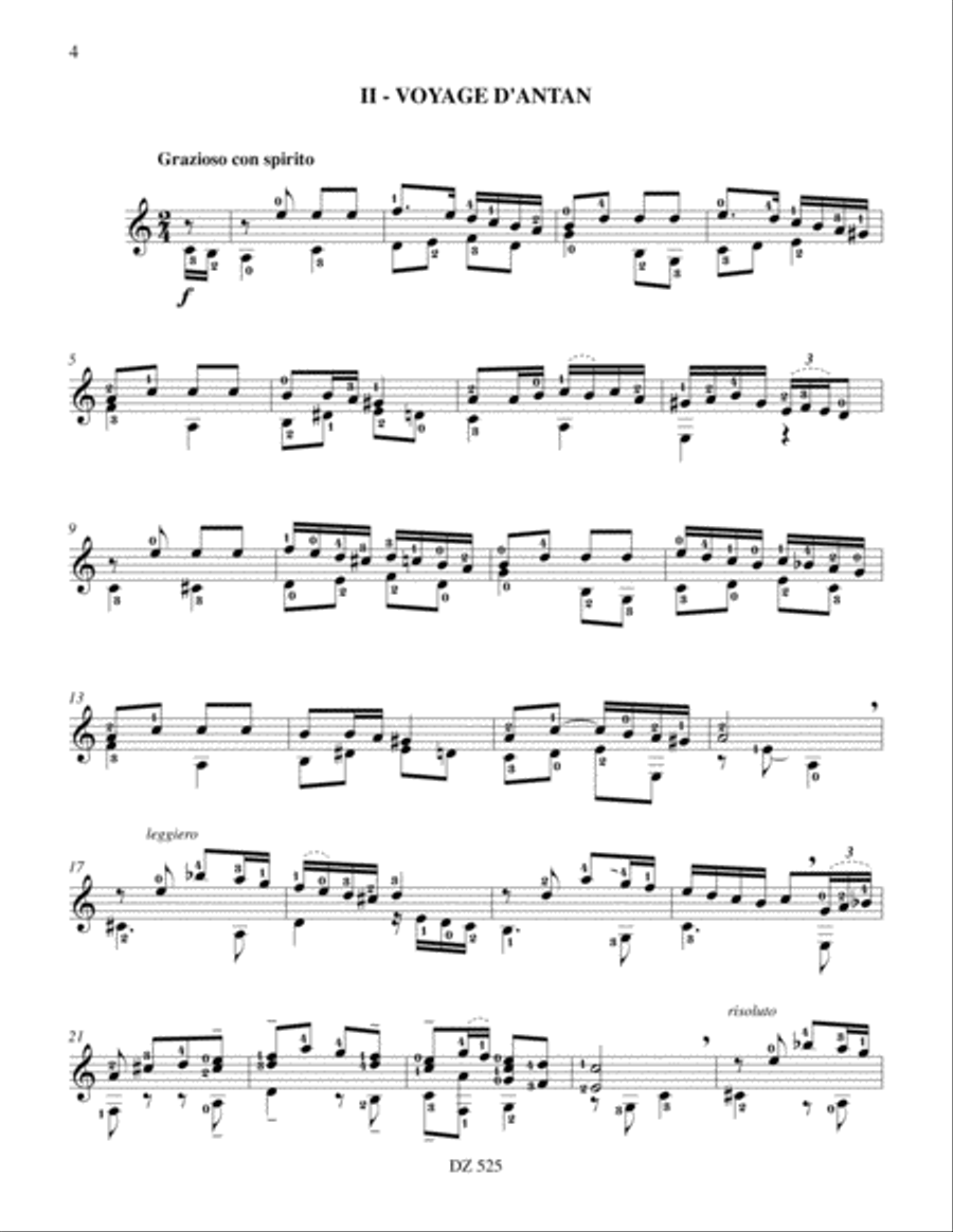En attendant Carlotta Classical Guitar scores gallery preview page 3