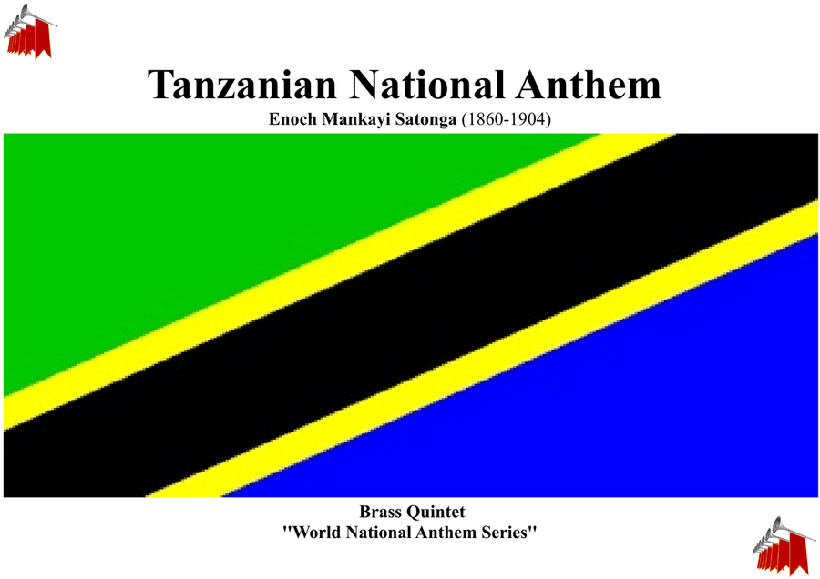 Tanzanian National Anthem for Brass Quintet. Brass Quintet scores gallery preview page 1