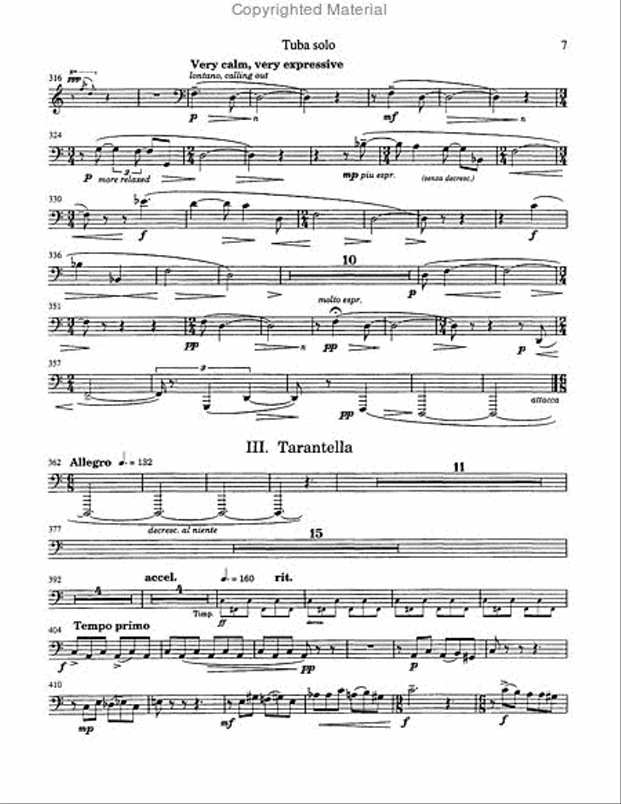 Concerto Tuba scores gallery preview page 4