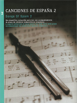 Book cover for Songs of Spain - Volume 2