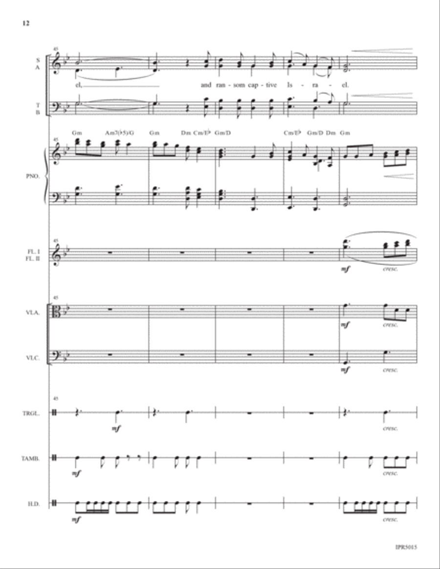 An Advent Awakening - Full Score Choir scores gallery preview page 12