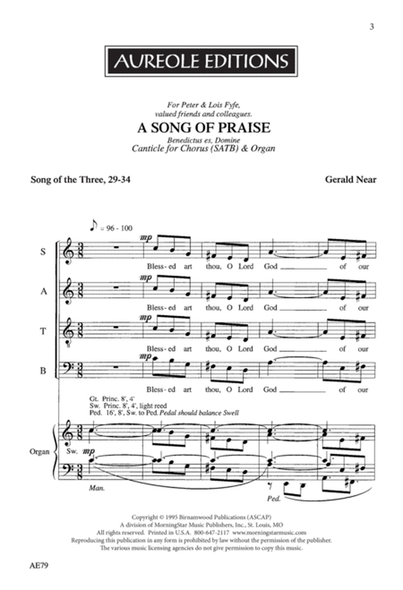 A Song of Praise (Downloadable)