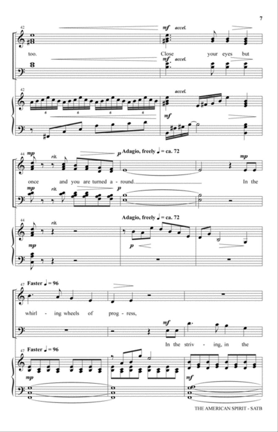 The American Spirit 4-Part scores gallery preview page 4