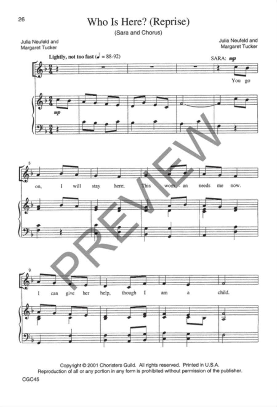 Why the Chimes Rang Preview Kit (Score & CD) Choir scores gallery preview page 17