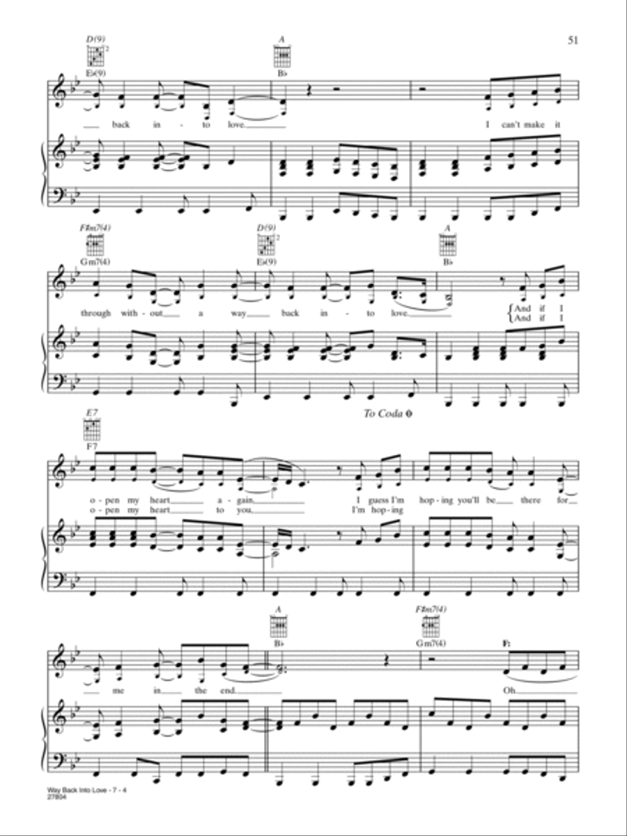 Way Back Into Love (from 
