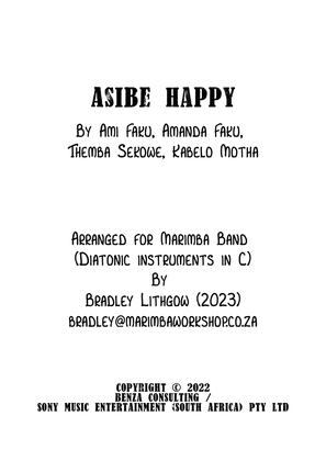 Book cover for Asibe Happy - Score Only