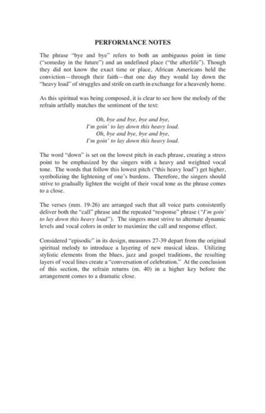 Bye and Bye 4-Part scores gallery preview page 3