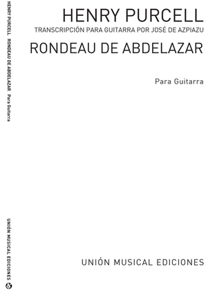 Book cover for Rondeau De Abdelazar