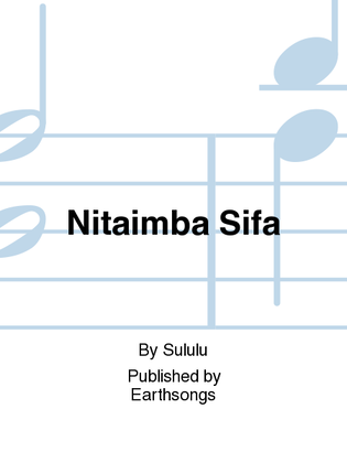 Book cover for nitaimba sifa