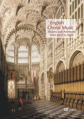 Book cover for English Choral Music. Motets and Anthems from Byrd to Elgar