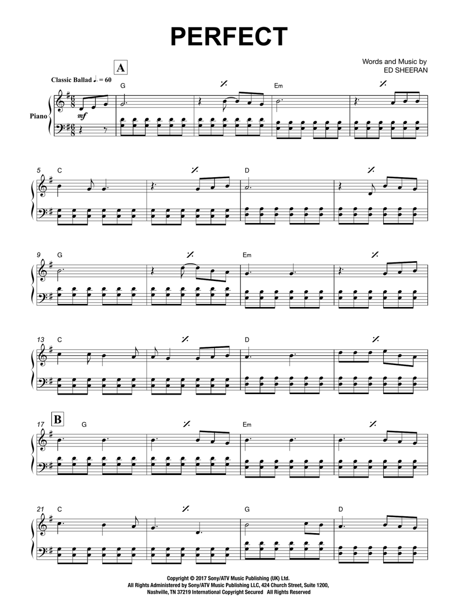Perfect Easy Piano scores gallery preview page 2