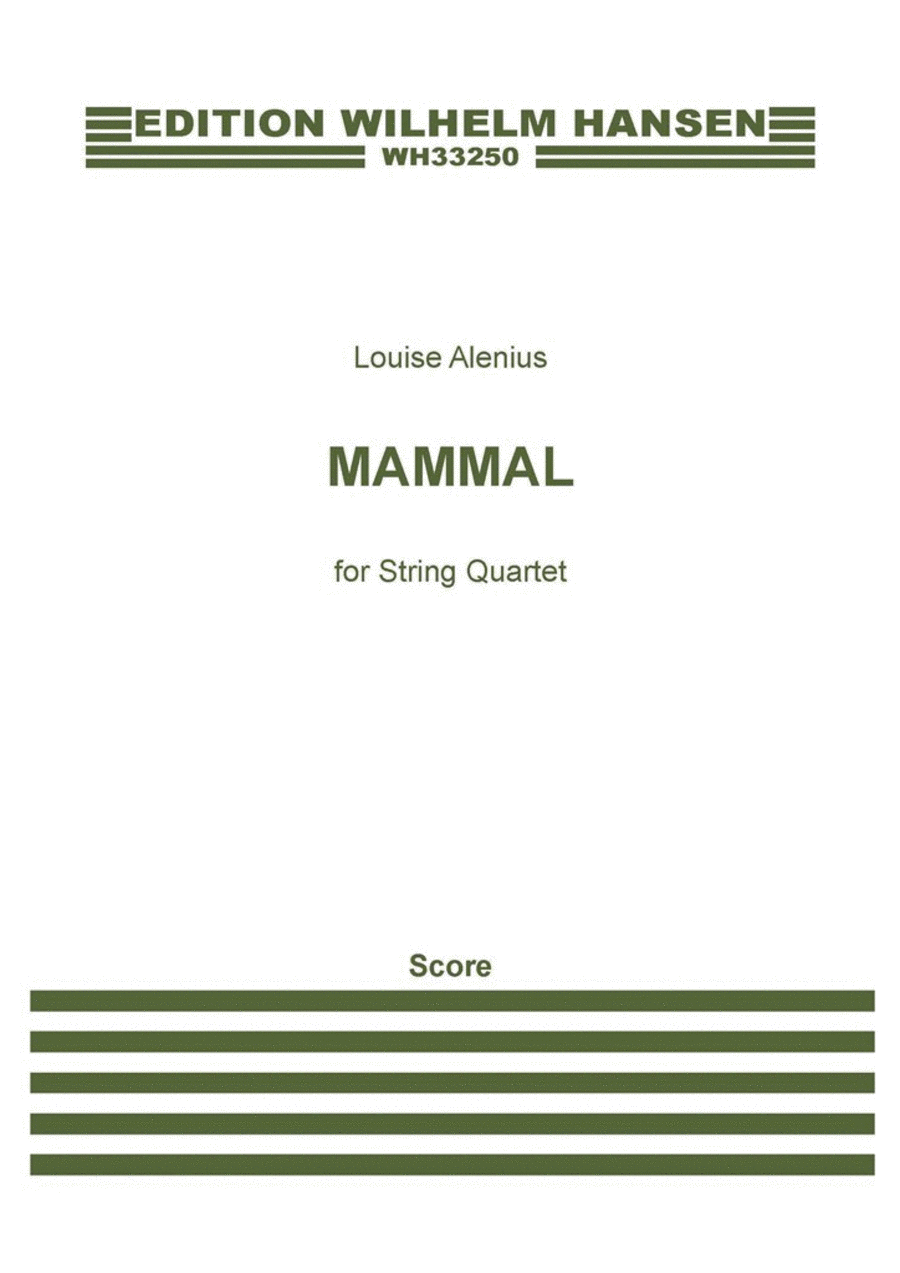 Mammal String Quartet scores gallery preview page 1