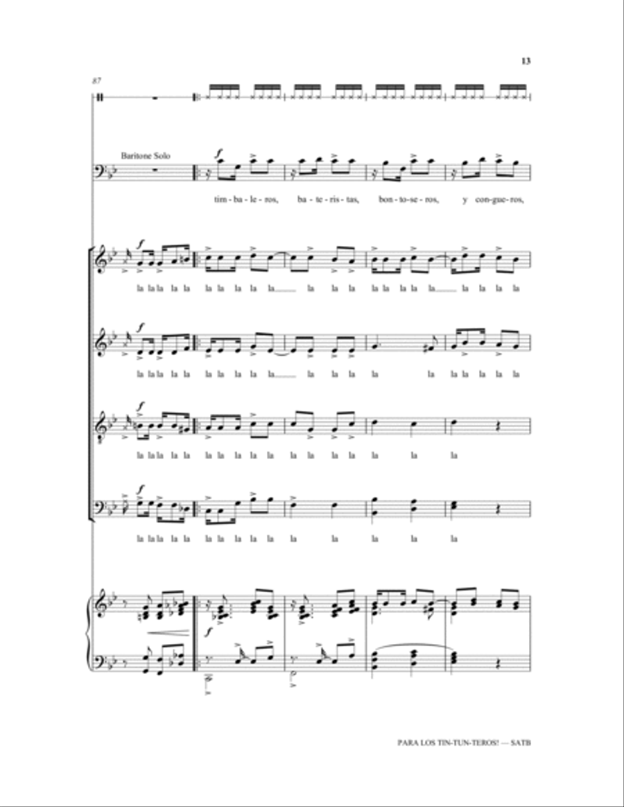 Para los tin-tun-teros! 4-Part scores gallery preview page 13