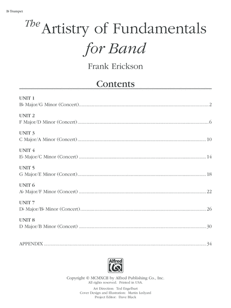 The Artistry of Fundamentals for Band