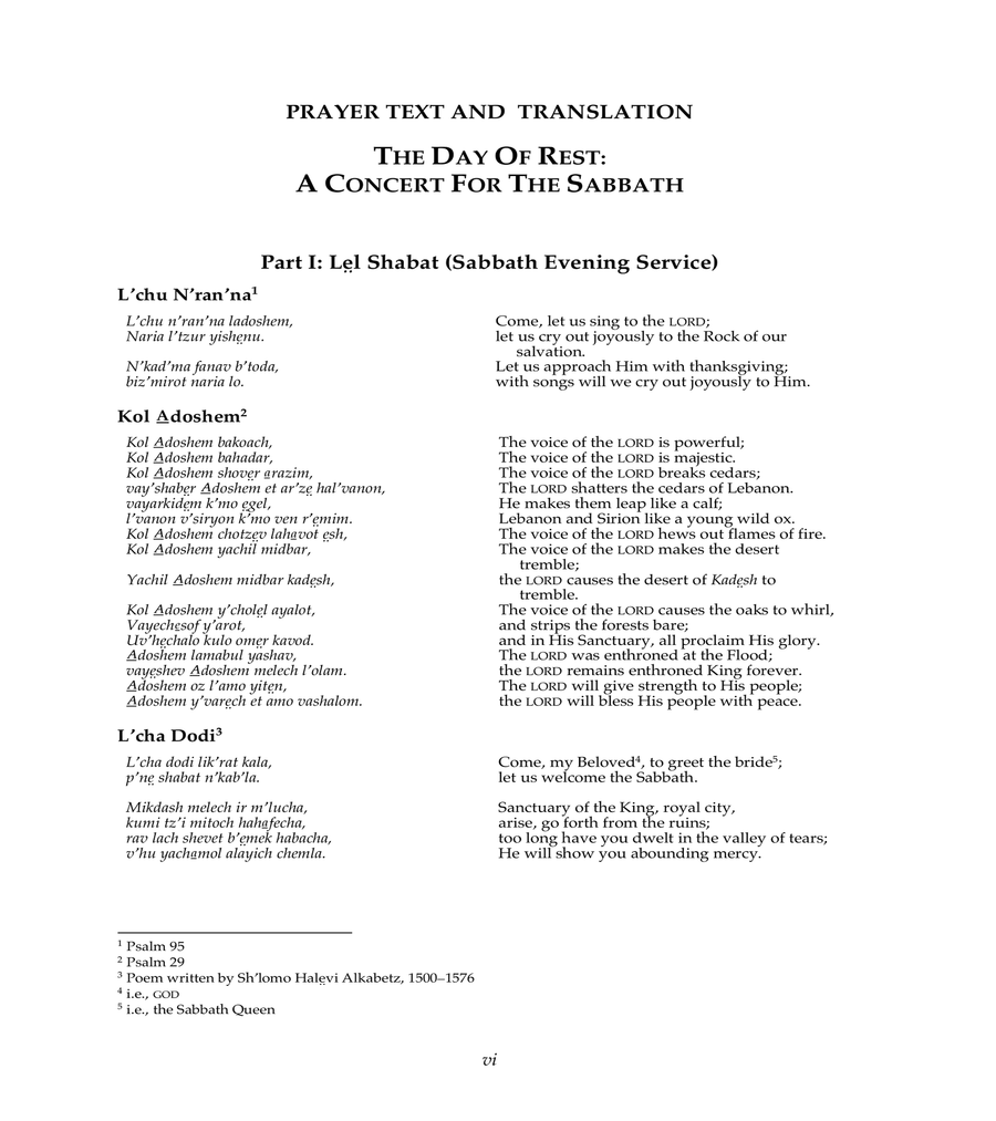 The Day of Rest for Cantor and SATB Mixed Chorus (A Cappella Vocal Edition, S'fardic Hebrew Dialect) image number null