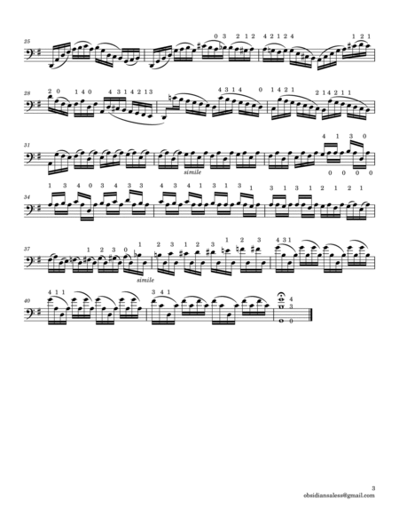 Solos for Cello: A J. S. Bach Collection image number null