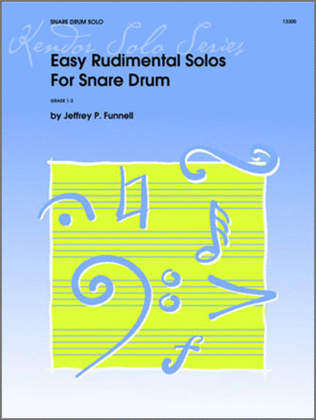 Book cover for Easy Rudimental Solos For Snare Drum
