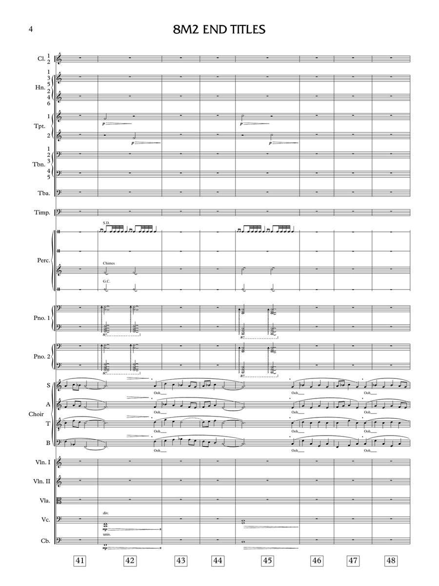 Enemy At The Gates (End Title Credits) - Score Only Full Orchestra scores gallery preview page 6
