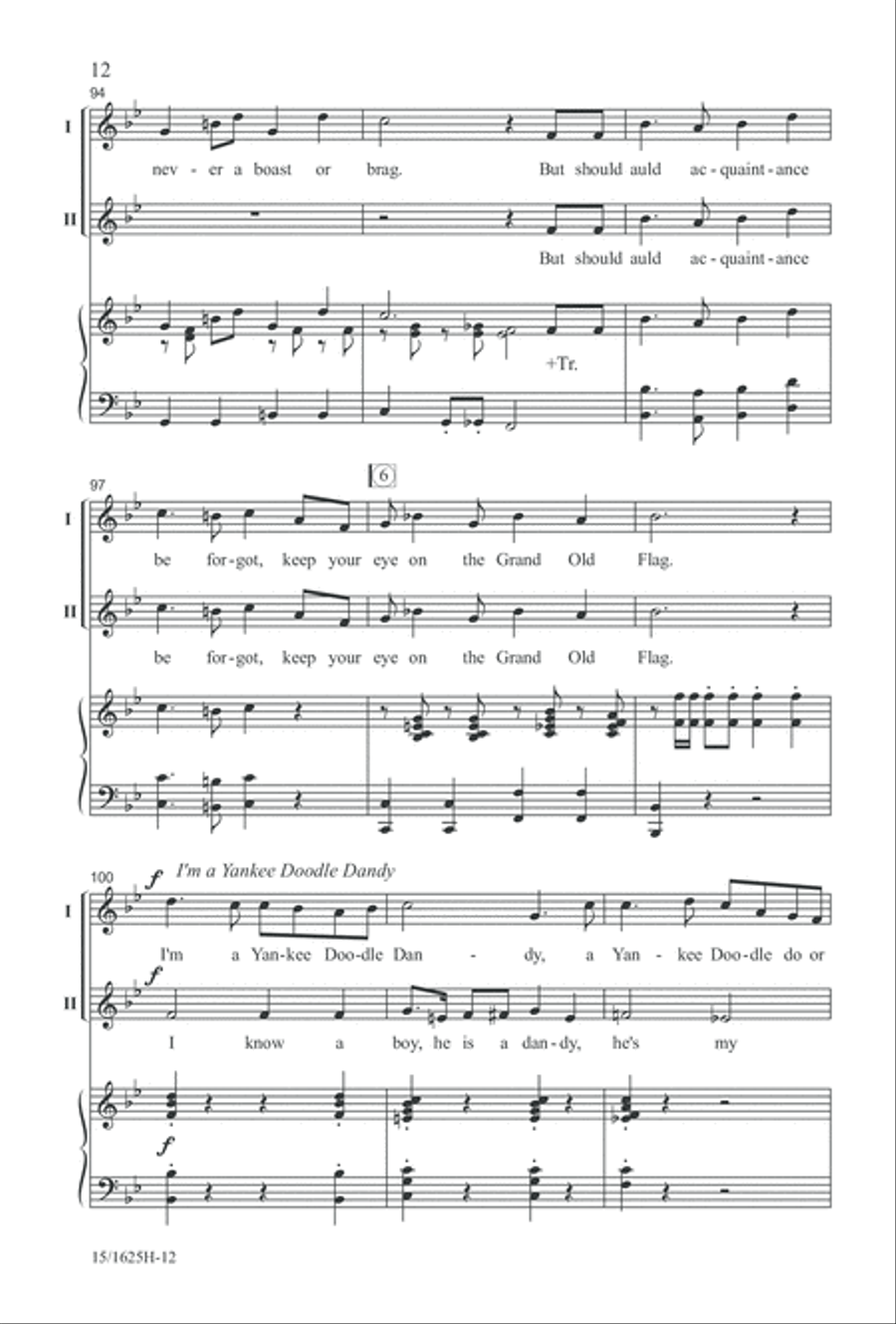 A Patriotic Salute A Patriotic Salute 2-Part scores gallery preview page 12