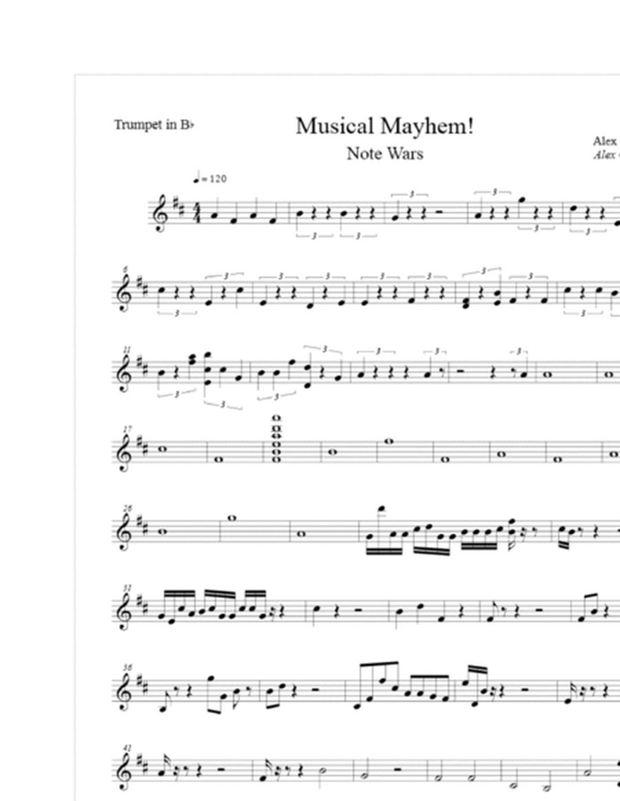 Musical Mayhem! Note Wars