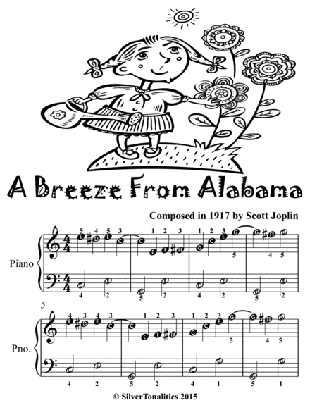 A Breeze from Alabama Easiest Piano Sheet Music Tadpole Edition