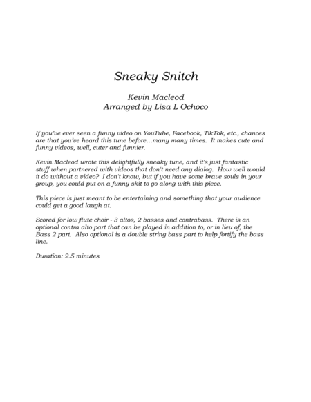 Sneaky Snitch image number null