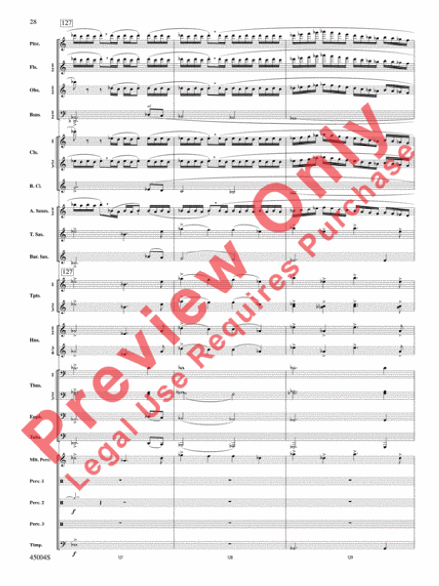 Red Rock Mountain Concert Band scores gallery preview page 29