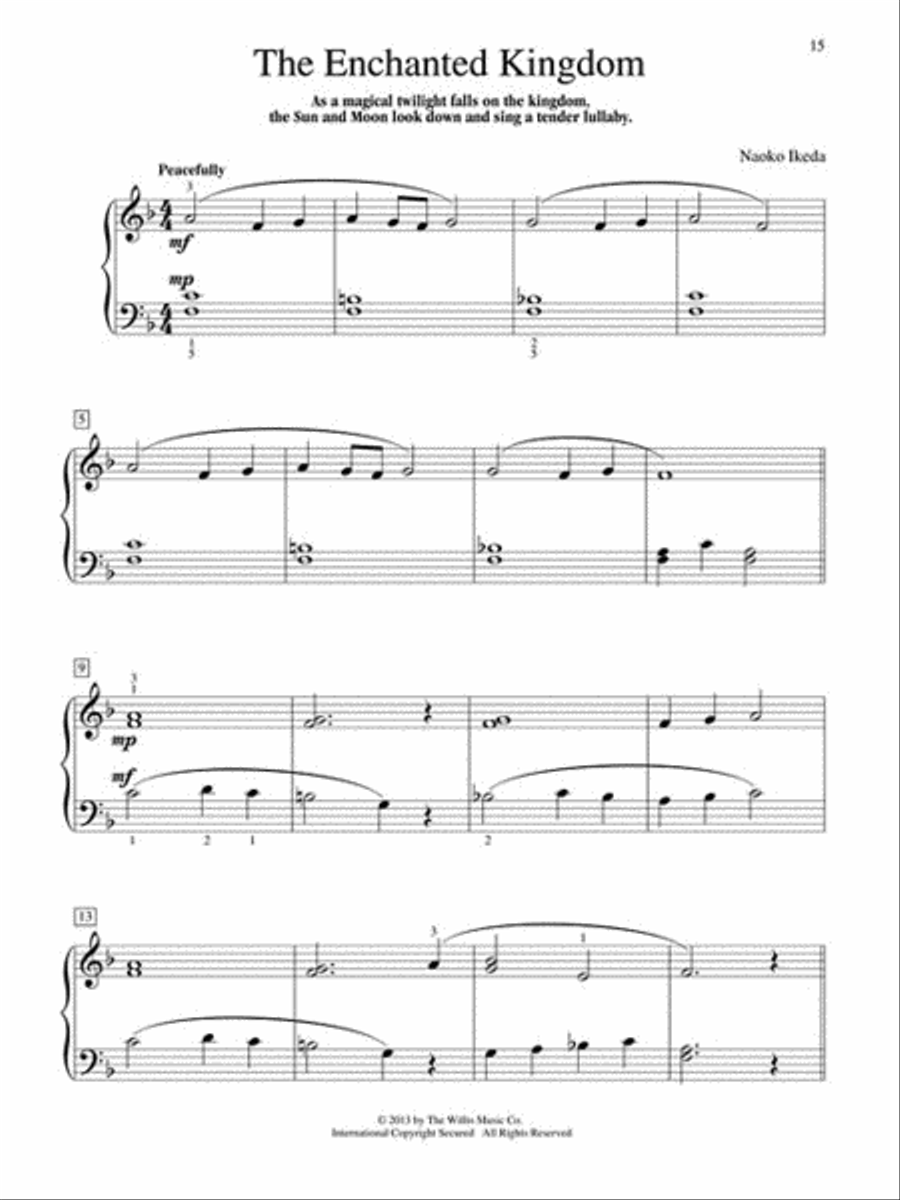 The Enchanted Kingdom The Enchanted Kingdom Easy Piano scores gallery preview page 6