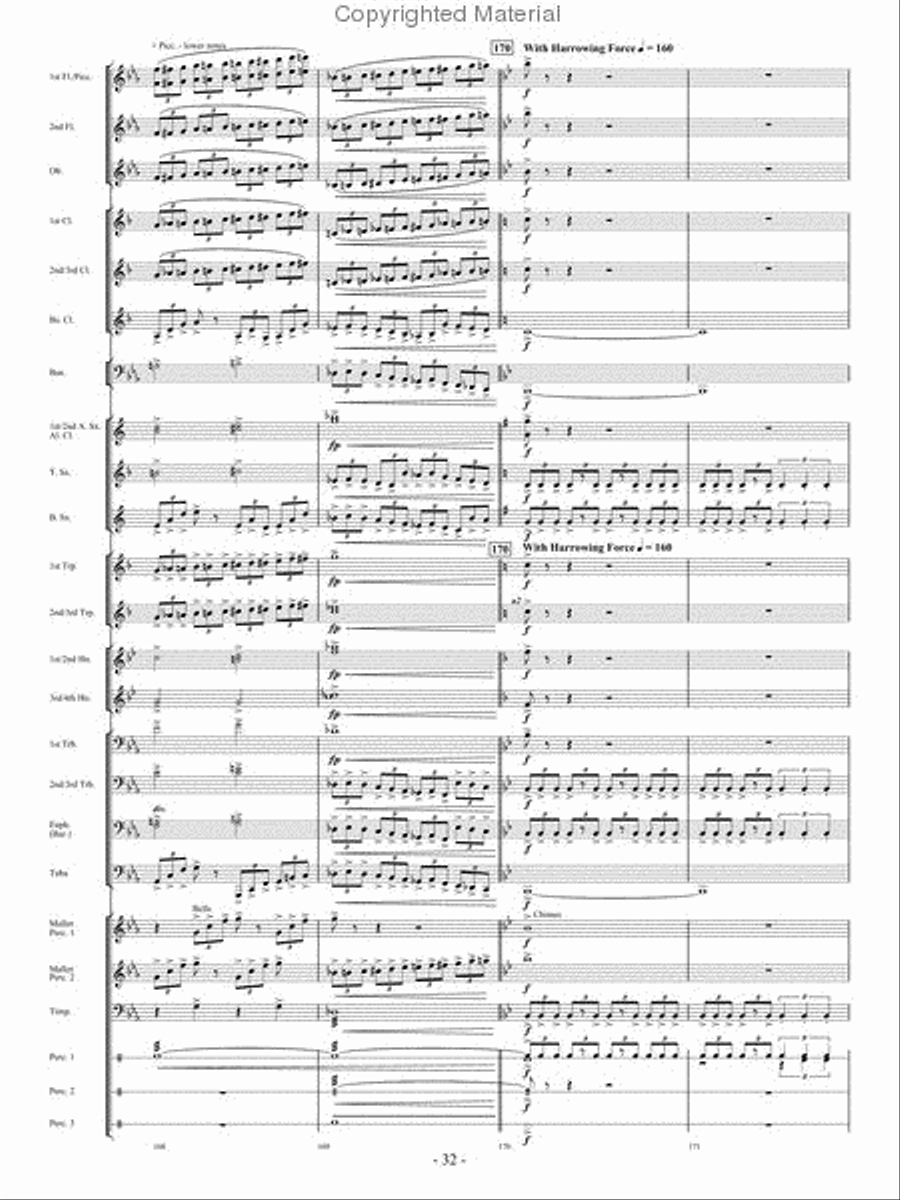 From the Eye of the Storm Concert Band scores gallery preview page 31