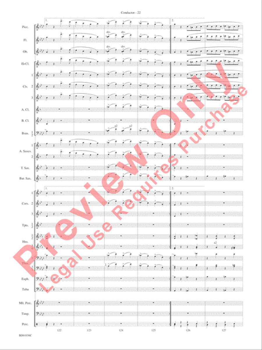 Fiddle-Faddle Concert Band scores gallery preview page 24