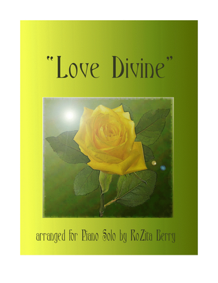 Book cover for Love Divine--for Piano Solo