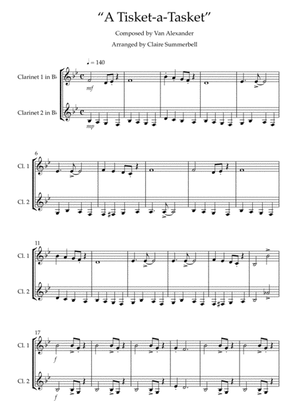 A Tisket-a-Tasket - Easy Clarinet Duet