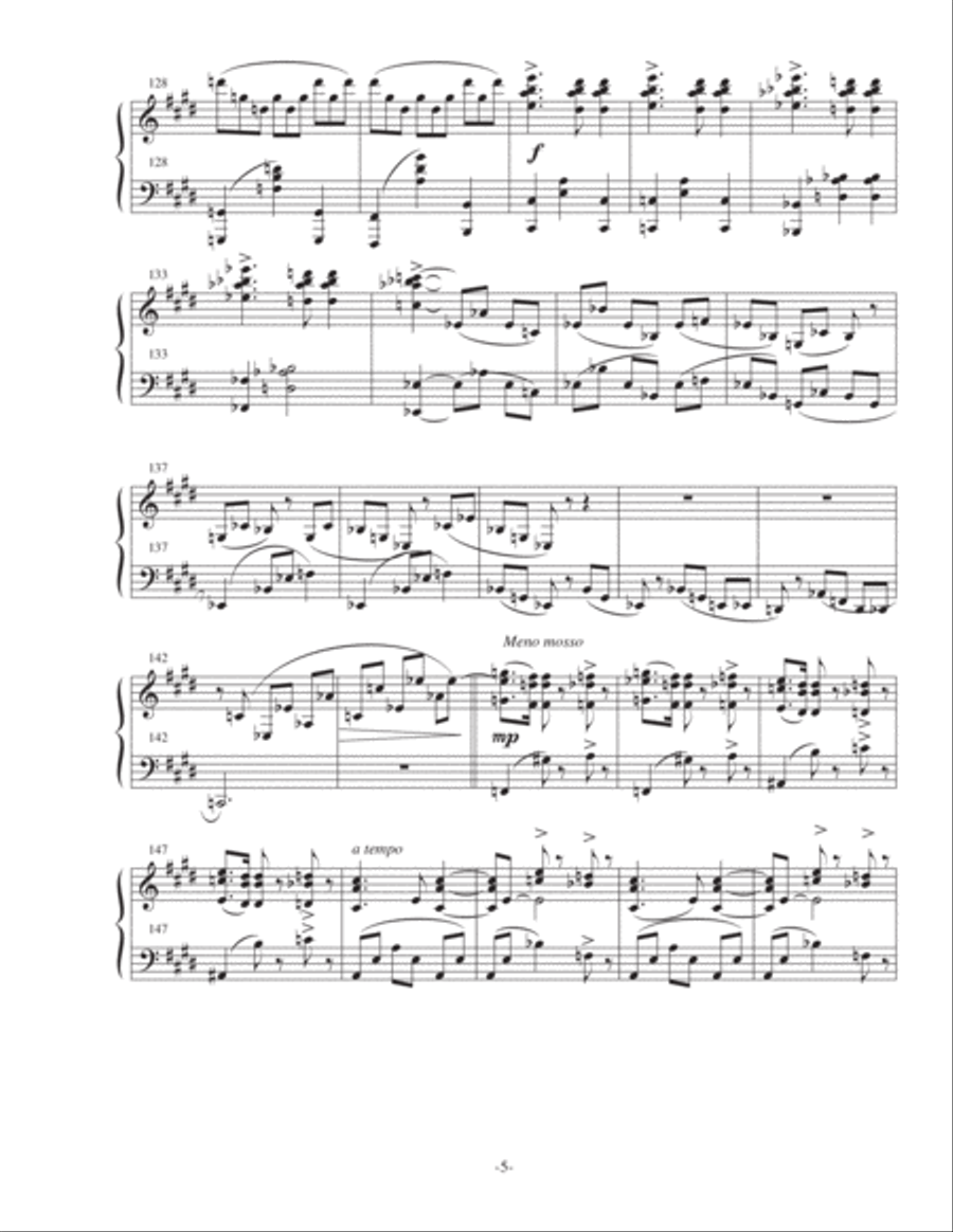 Waltz on the Name of Cecile Chaminade Piano Solo scores gallery preview page 5
