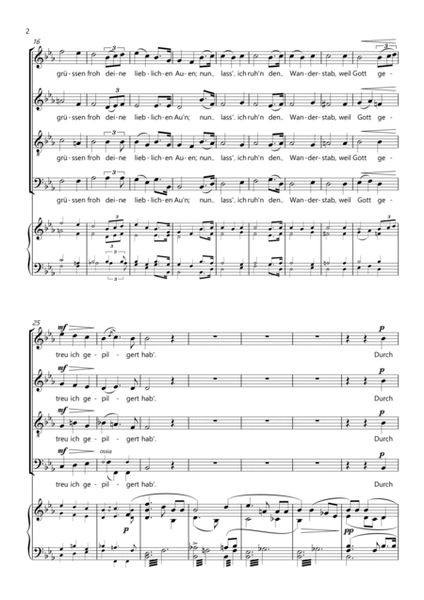 Pilgrims' Chorus (Pilgerchor) from "Tannhäuser" (SATB + piano) image number null