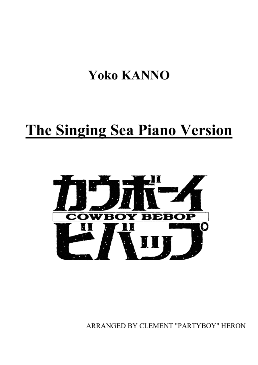 The Singing Sea Ii Piano Solo scores gallery preview page 1